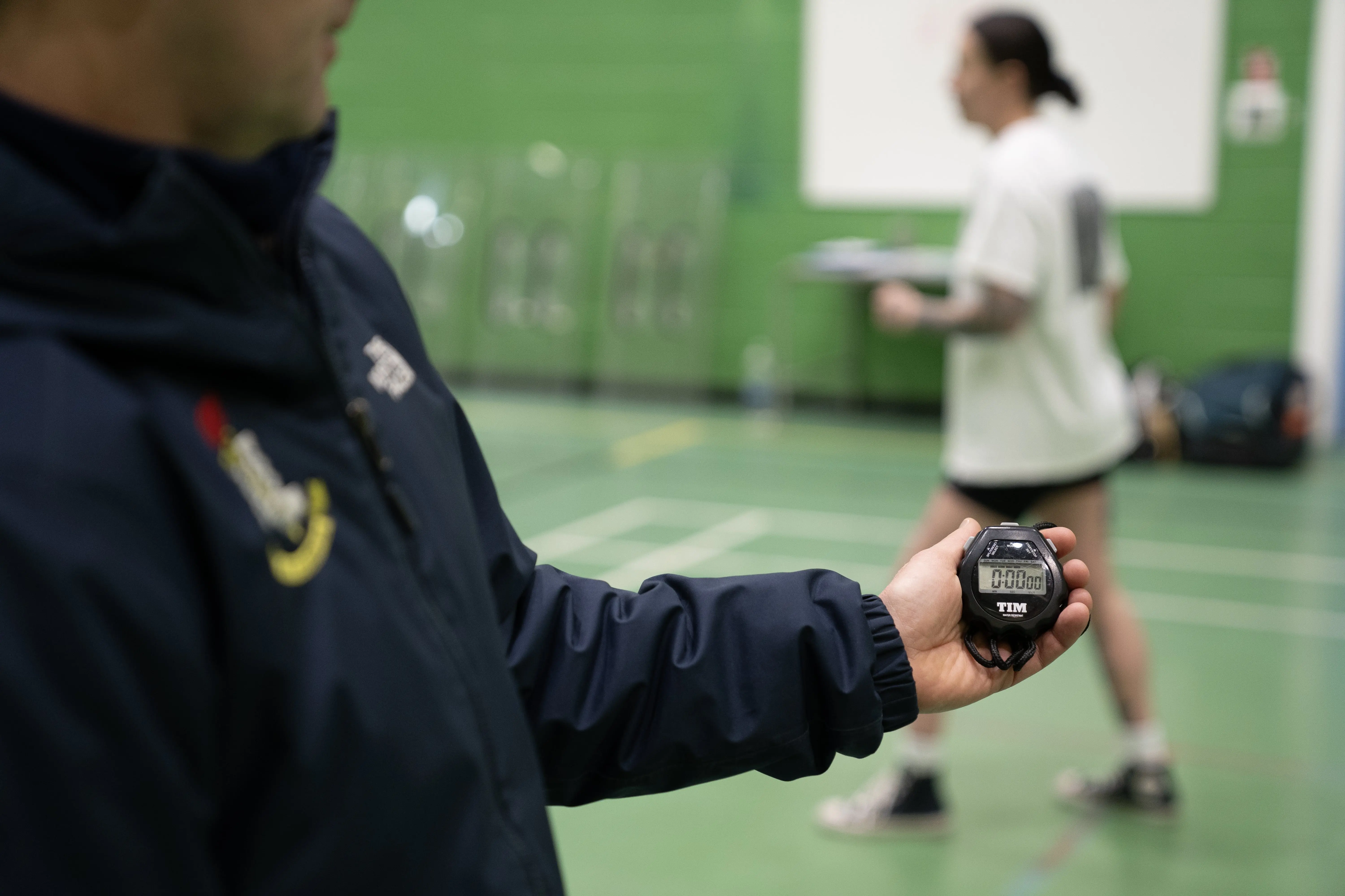 HMPPS worker speaks to a colleague